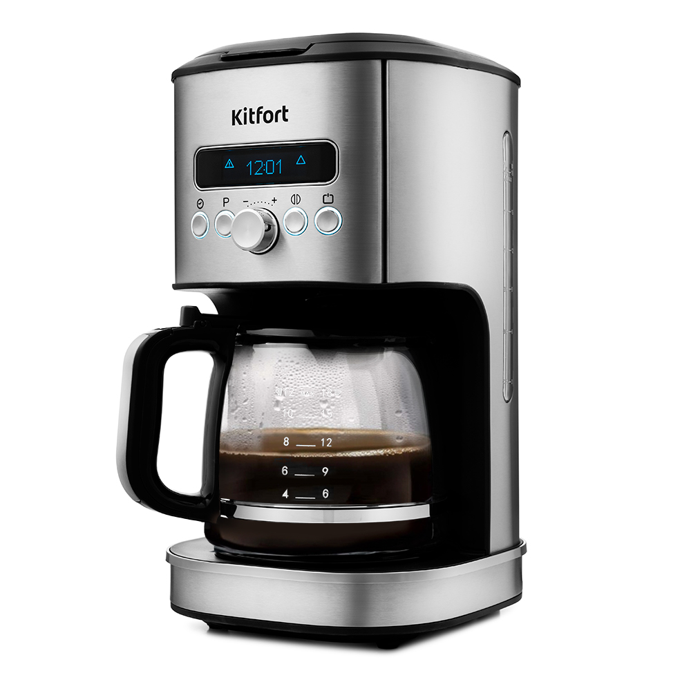 Кофеварка капельная Kitfort KT-767 1035Вт нержавеющая сталь