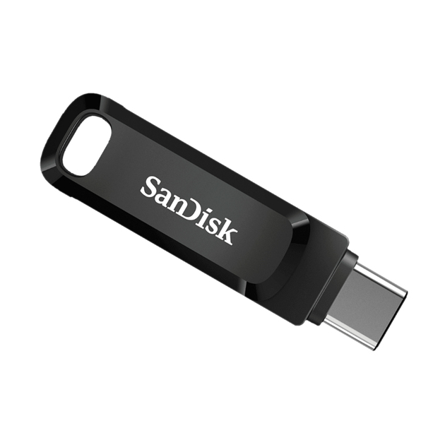 Флешка SanDisk Ultra Dual Drive Go SDDDC3-256G-G46 USB/USB-C OTG 256 ГБ,черный