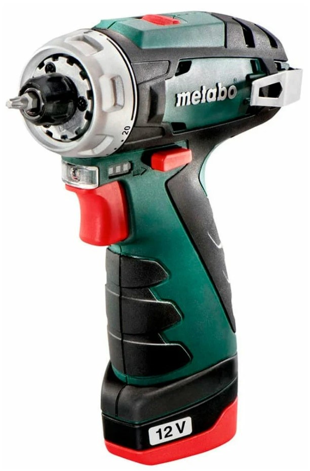 Metabo PowerMaxx BS Акк.др-шпв 12В 2х2.0,LC12,патр,кейс