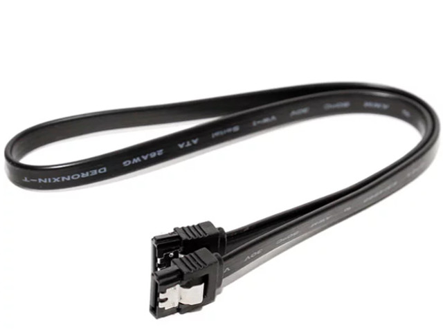Кабель интерфейсный 5bites SATA3-7PL45S-BK SATA/V3.0/6GBPS/0.45M/black
