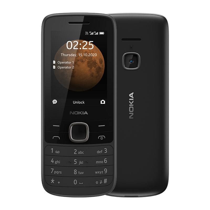 Мобильный телефон Nokia 225 DS (ТА-1276) Black (16QENB01A02)