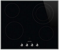 Электрическая варочная поверхность Smeg SE364ETBM [ст-керамика, конф.:4, пов. мех., черный]