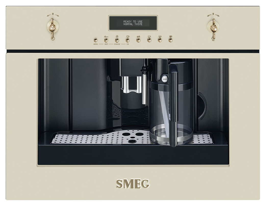 Кофемашина встраиваемая Smeg CMS8451, бежевый