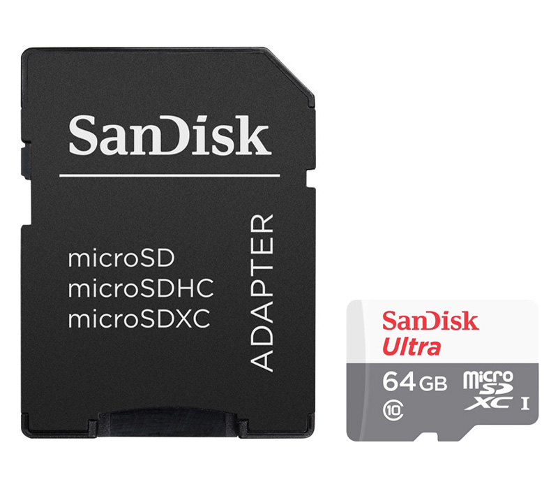 ФЛЕШ КАРТА MICROSDXC 64GB SAND SDSQUNR-064G-GN3MA