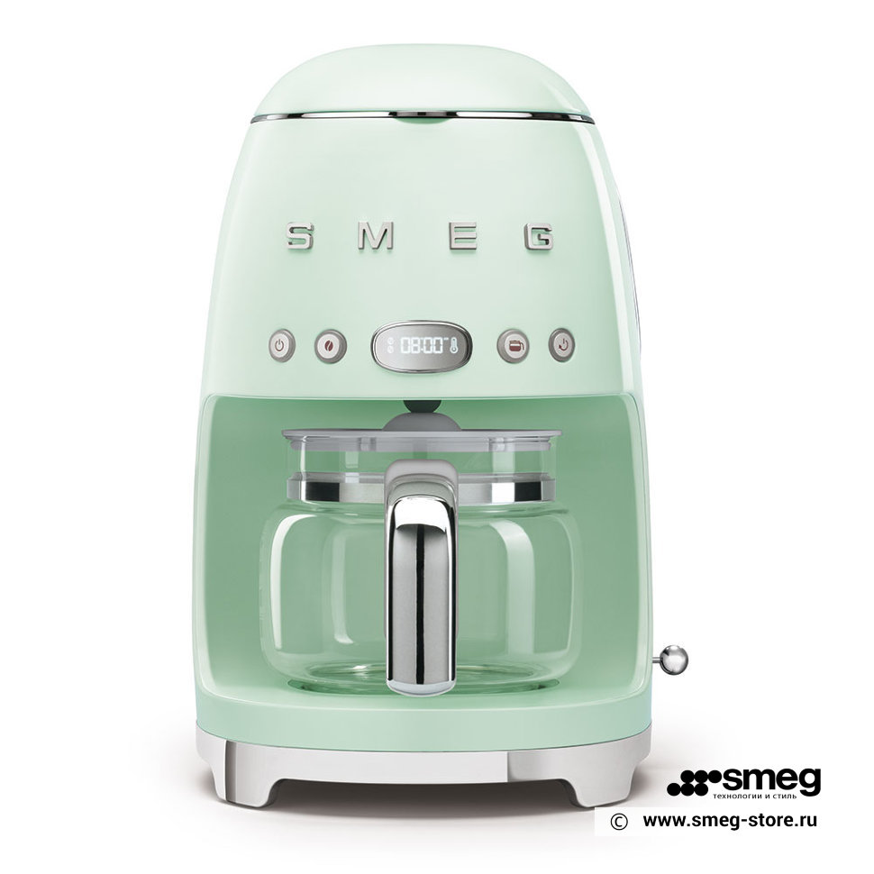 Кофеварка капельная Smeg DCF02, пастельный зеленый