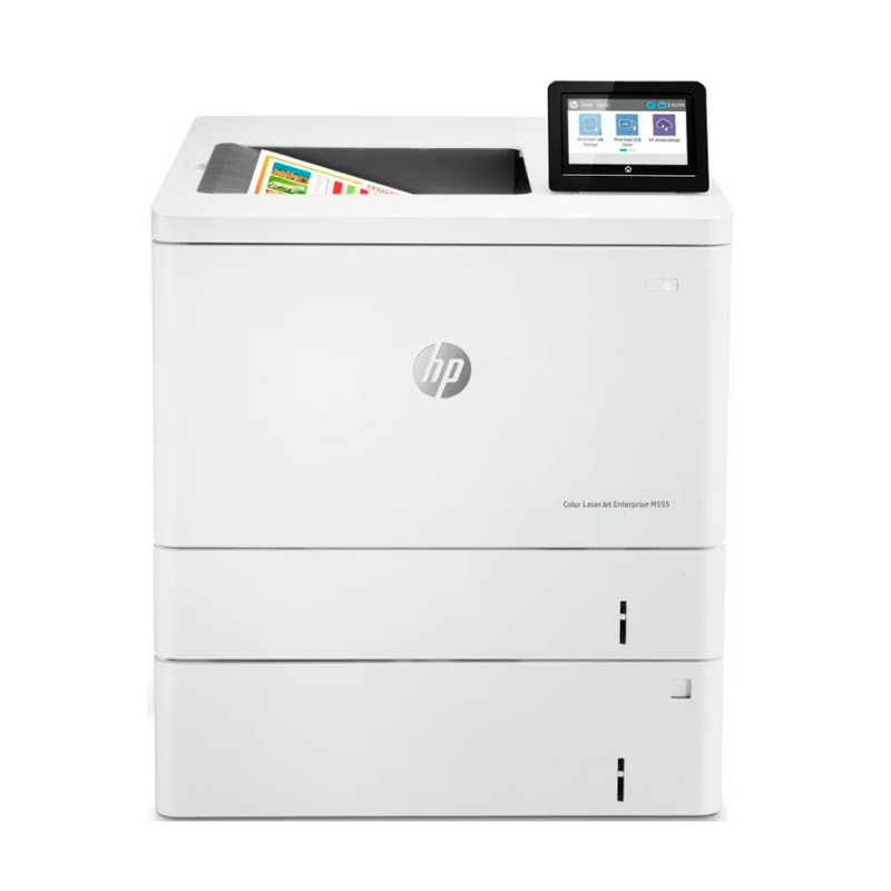 Принтер HP Color LaserJet Enterprise M555x, цветной