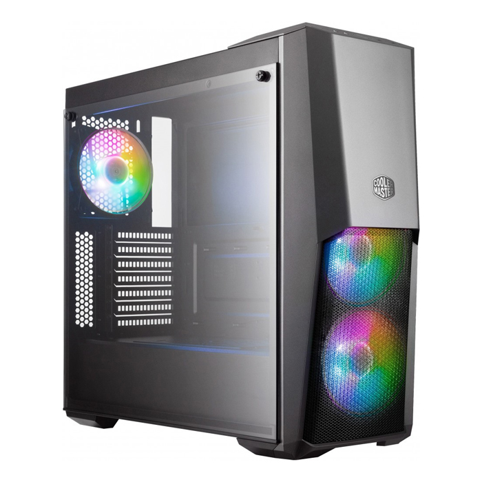 Корпус  Cooler Master  MB500, 2xUSB3.0, 3x120 ARGB Fan, w/o PSU, Black, ATX