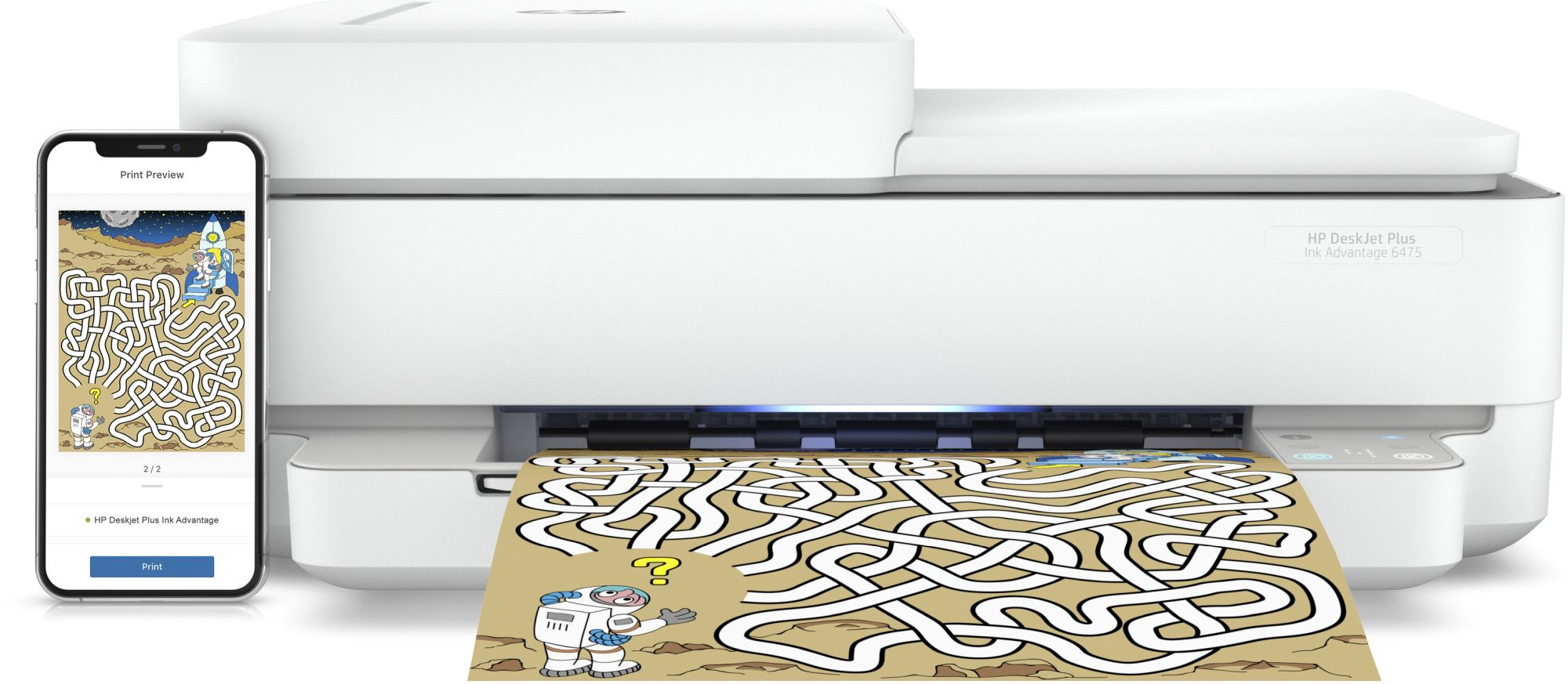 Струйное МФУ HP DeskJet Plus Ink Advantage 6475
