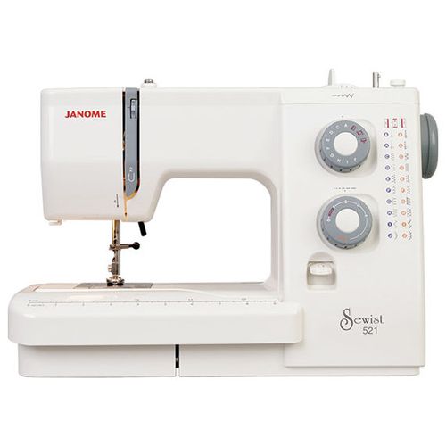 Швейная машина Janome Sewist 521, белый, голубой