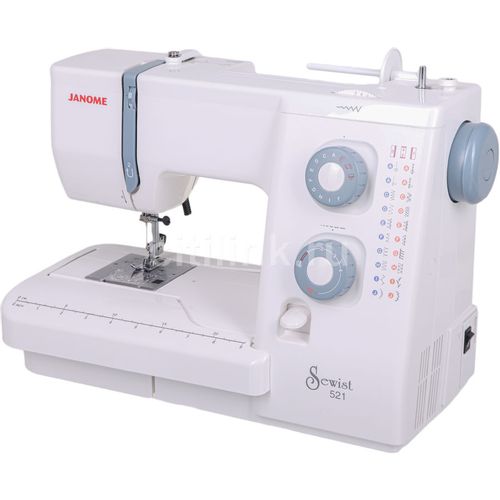 Швейная машина Janome Sewist 521, белый, голубой