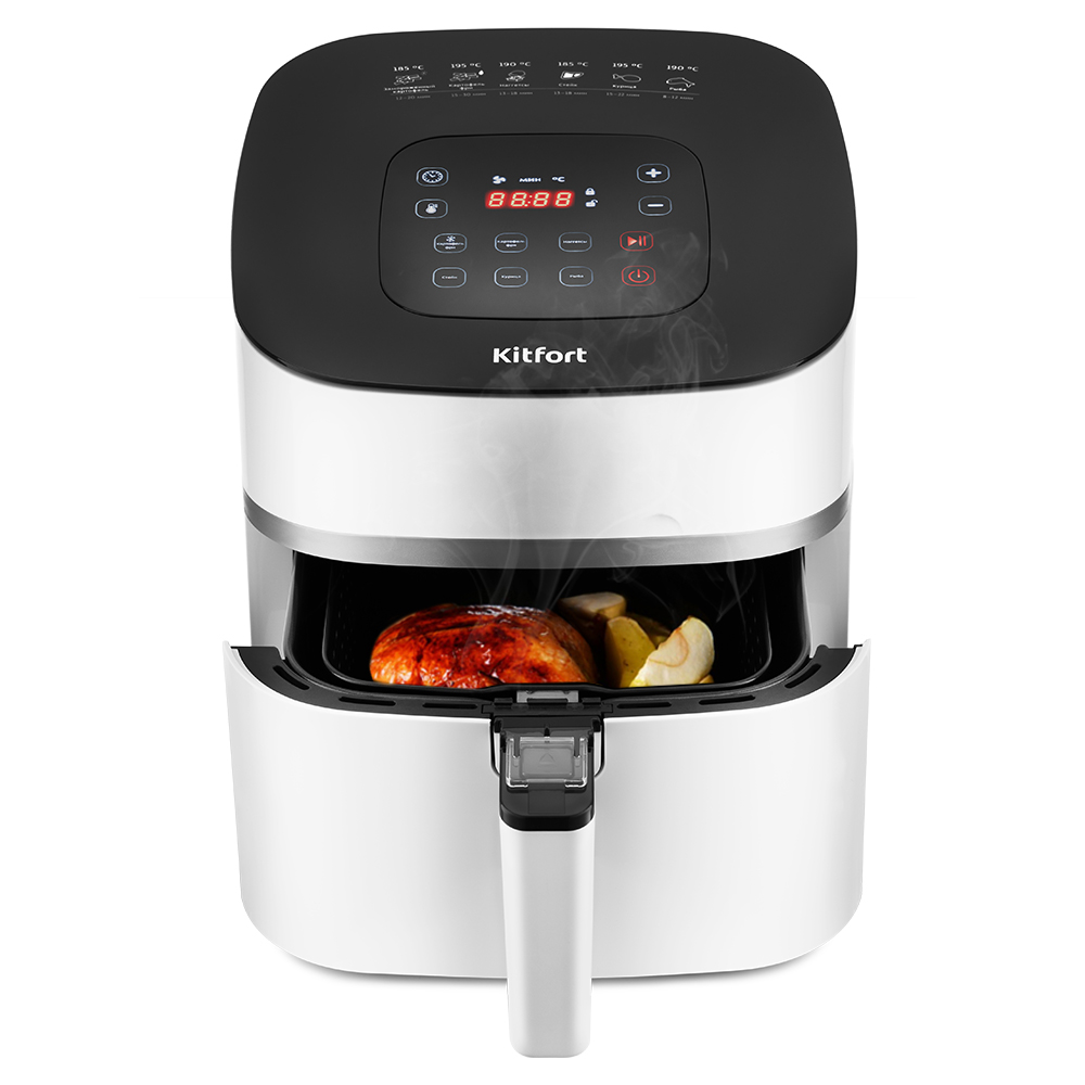 Аэрогриль Kitfort KT-2217 1500Вт белый/черный
