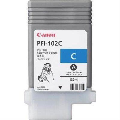 Canon PFI-102C Cyan для IPF-500/600/700 130ml