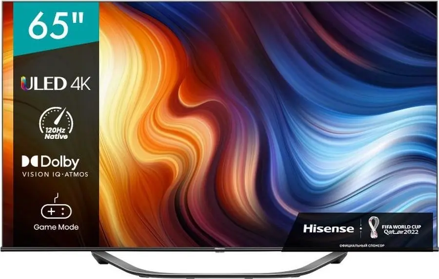 65" Hisense 65U7HQ (4K Ultra HD 3840x2160, Smart TV) черный