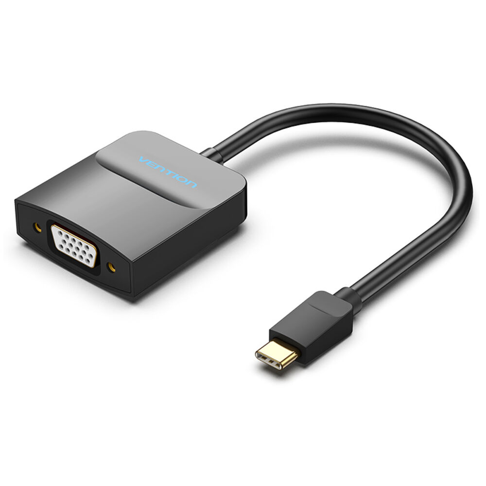 Адаптер USB3.1 USB-C(m)- VGA Vention TDDBB