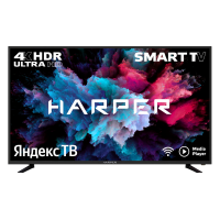 55" Harper 55U660TS (4K UHD 3840x2160, Smart TV) черный