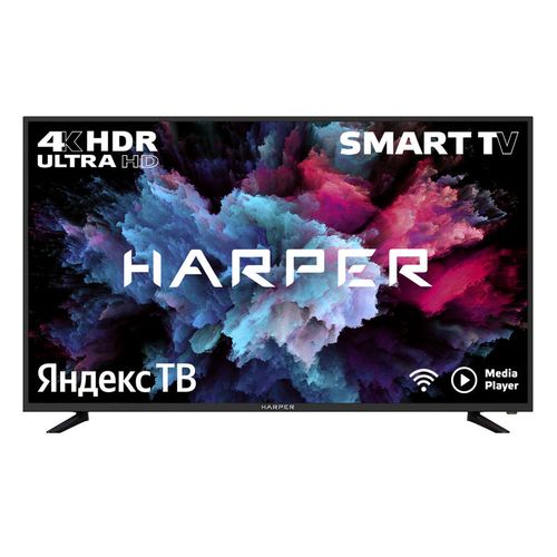 55" Harper 55U660TS (4K UHD 3840x2160, Smart TV) черный
