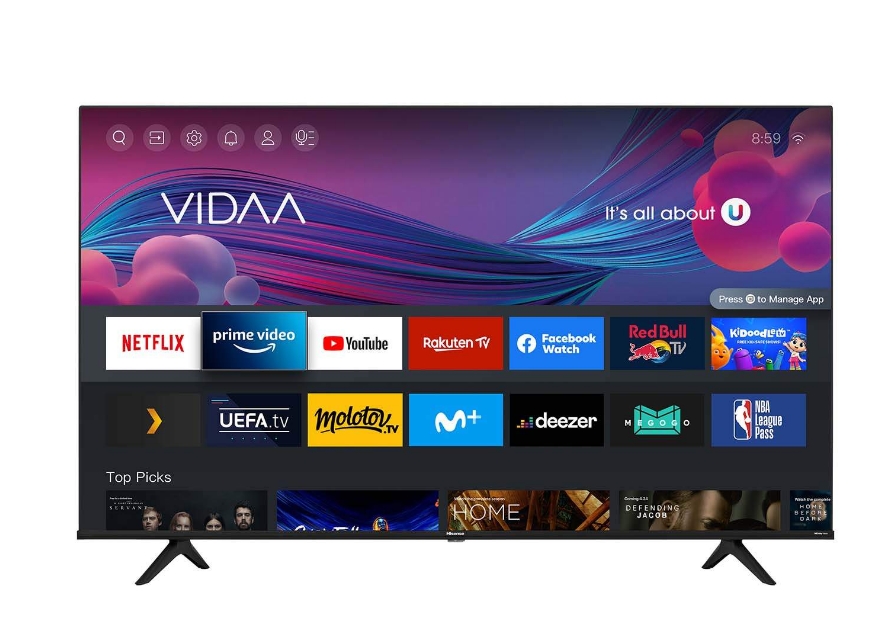65" Hisense 65E7HQ (4K Ultra HD 3840x2160, Smart TV) черный