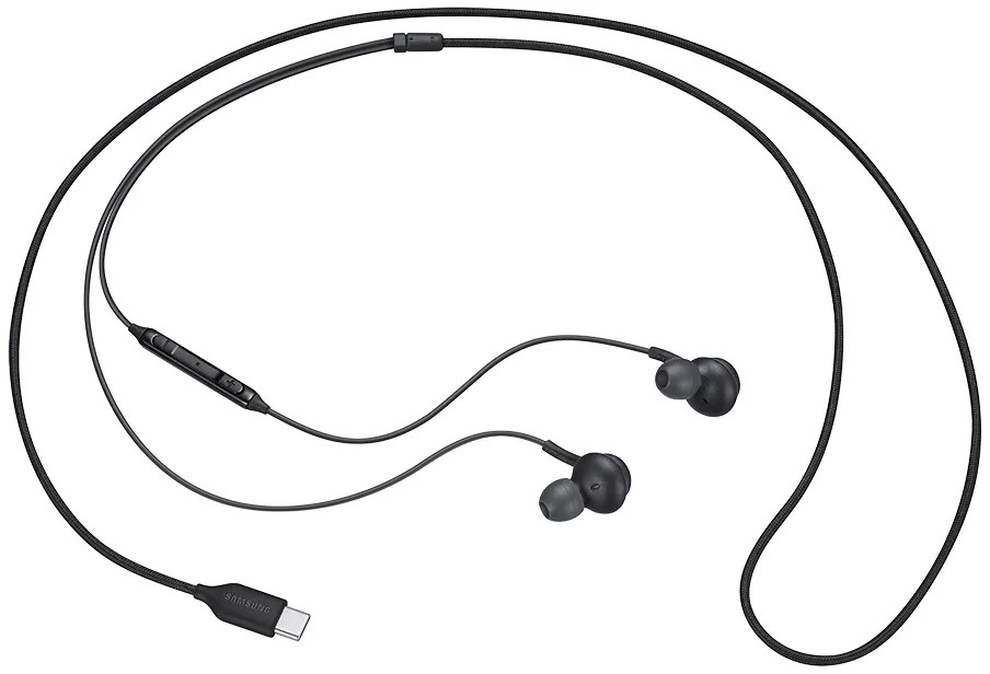 Гарнитура вкладыши Samsung EO-IC100 1.2м черный проводные в ушной раковине (EO-IC100BBEGRU)