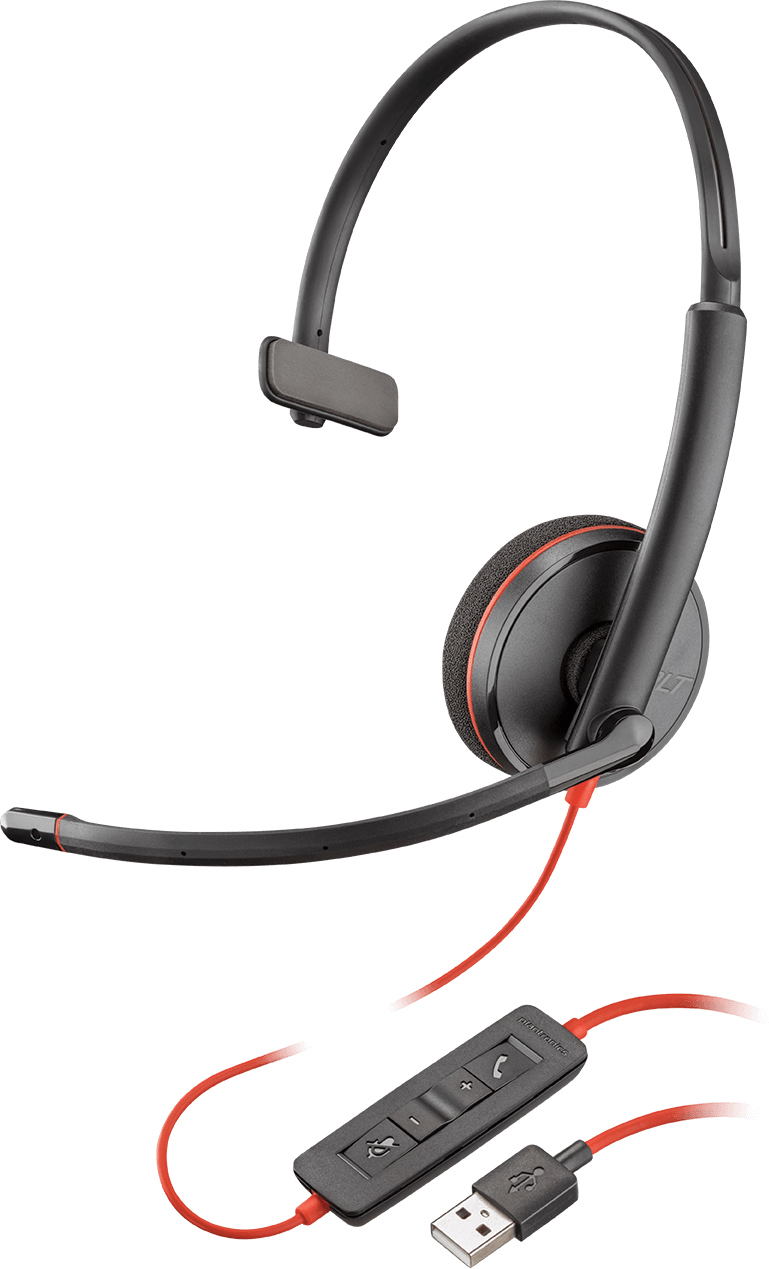 Гарнитура проводная BLACKWIRE,C3215 USB-A