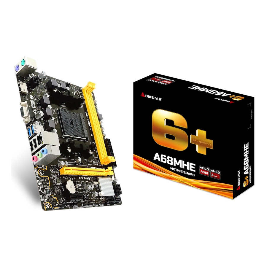 Материнская плата A68MHE, Socket FM2, mATX