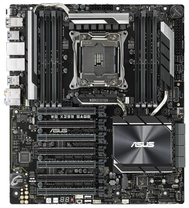 Материнская плата WS X299 SAGE LGA2066 CEB 8xDDR4 7xPCIEx16 2xM.2 GLAN RTL