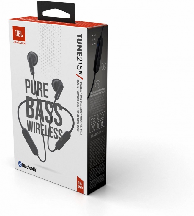 Гарнитура WRL T215BT BLACK JBL