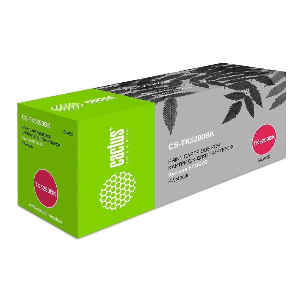 Картридж лазерный Cactus CS-TK5290BK TK-5290BK черный (17000стр.) для Kyocera Ecosys P7240cdn