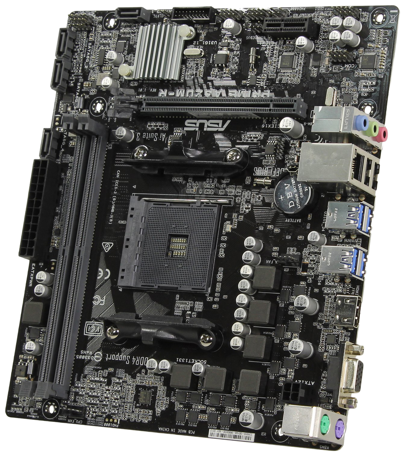 Материнская плата ASUS PRIME A320M-R-SI (90MB0XD0-M0ECY0)
