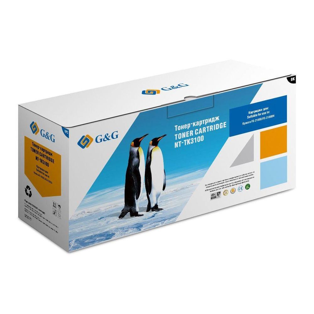 Картридж лазерный G&G NT-TK3100 черный (12500стр.) для Kyocera FS-2100D/2100DN