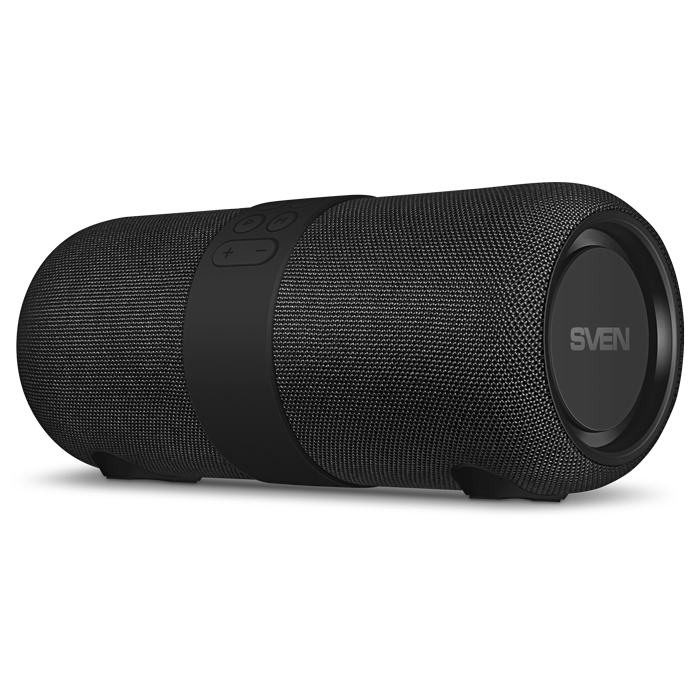 Портативная акустика SVEN PS-340, 24 Вт, FM, AUX, USB, Bluetooth, подсветка, черный