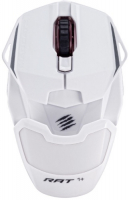Mad Catz  R.A.T. 1+ Игровая мышь белая (ADNS3050, USB, 3 кнопки, 2000 dpi)
