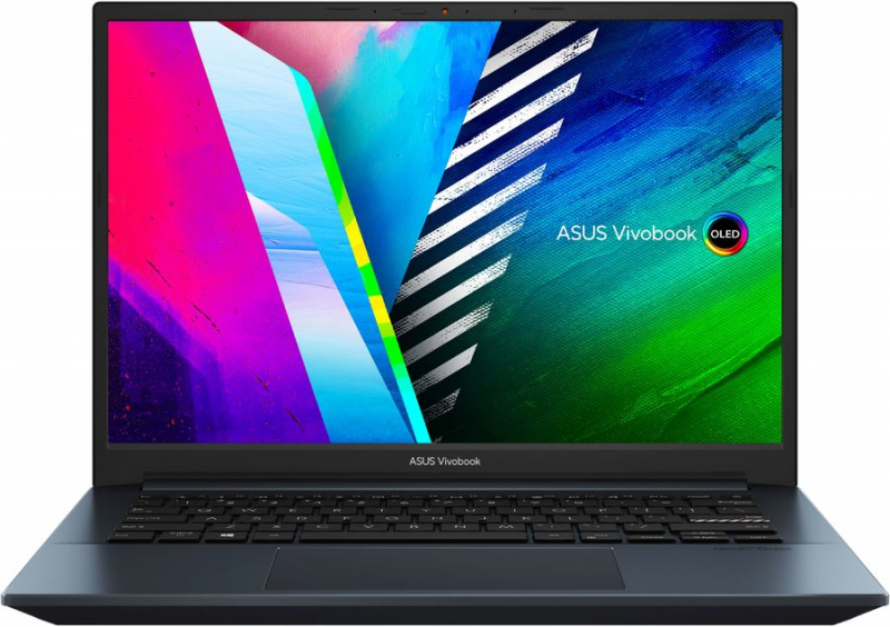 Ноутбук ASUS 14 M7400QE-KM117 R7-5800H/16Gb/512Gb/14,0 WQXGA+ 0) /RTX 3050Ti 4Gb6/Backlit KB/noOS