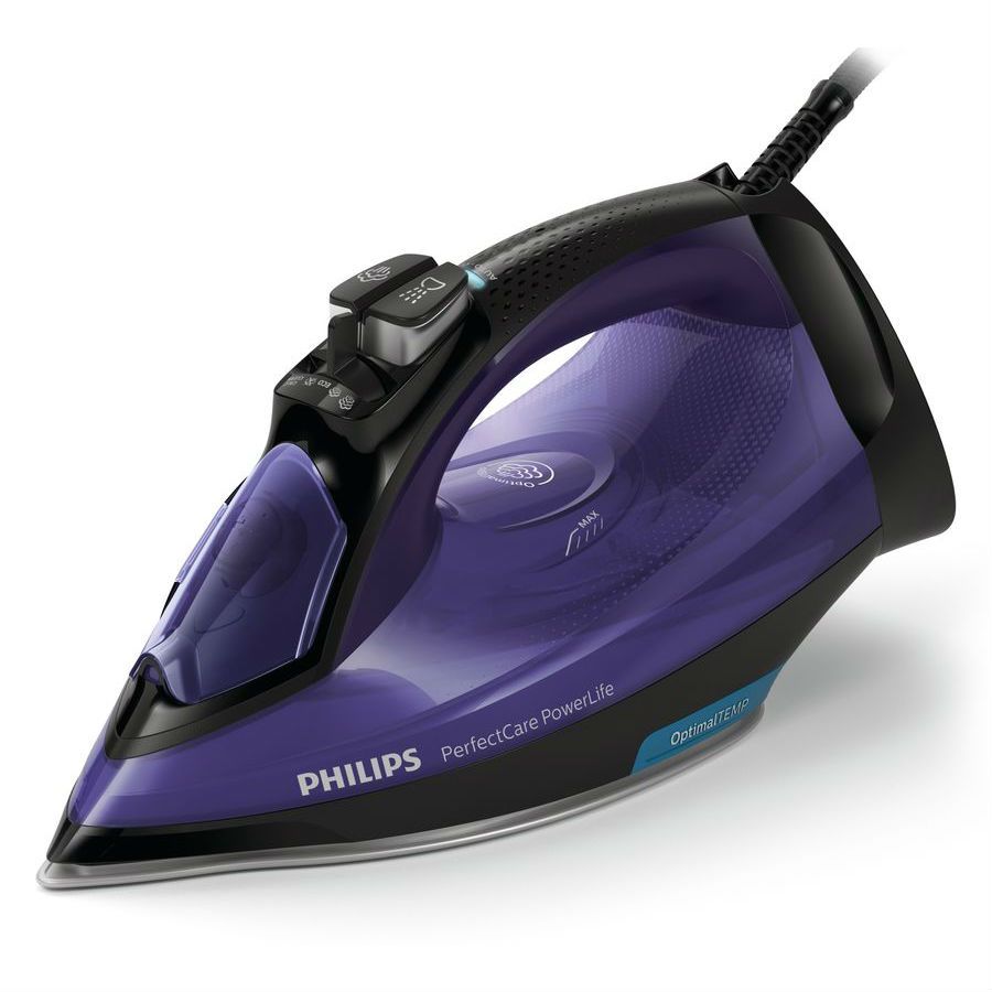 Утюги электрические Philips 2500Вт, пар 45г, удар 180г, фолетовый/черный