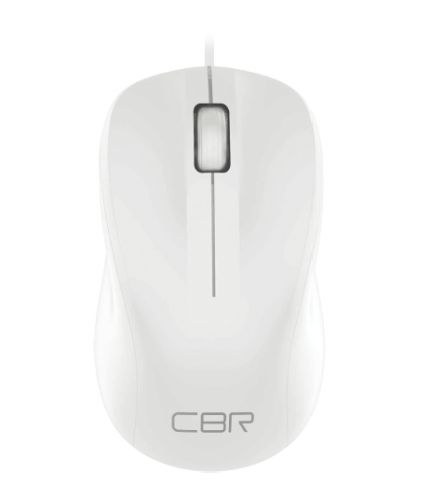 CBR CM 131c White, Мышь проводная, оптическая, USB, 1200 dpi, 3 кнопки