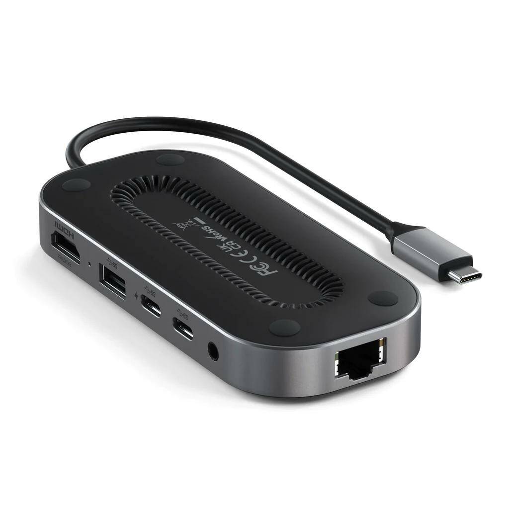 Хаб USB Satechi USB-C - 4xUSB4 Multiport Adapter with 2.5G Ethernet Space Grey ST-U4MGEM