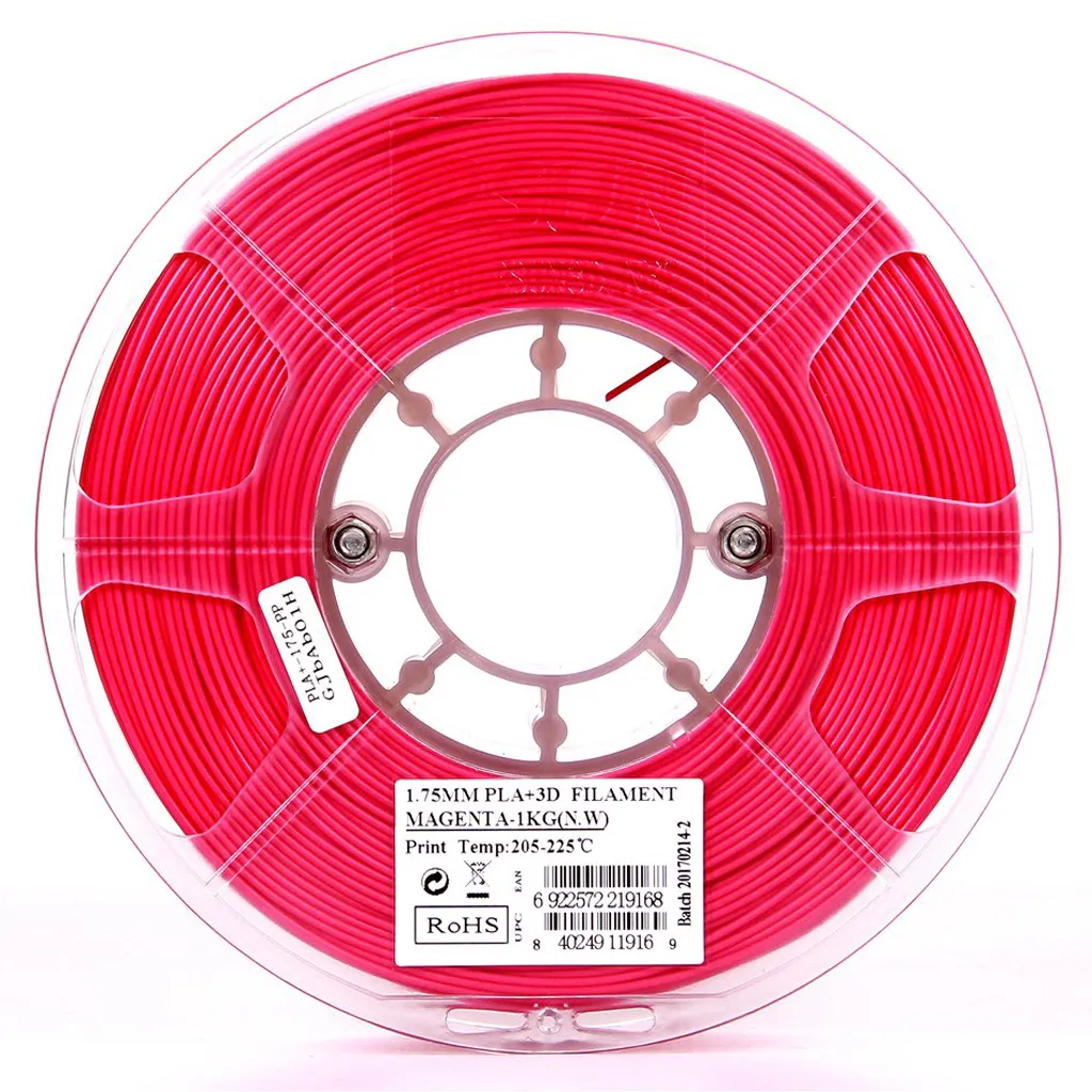 Катушка пластика ESUN PLA+ filament, 1.75 mm, magenta, 1 kg/roll