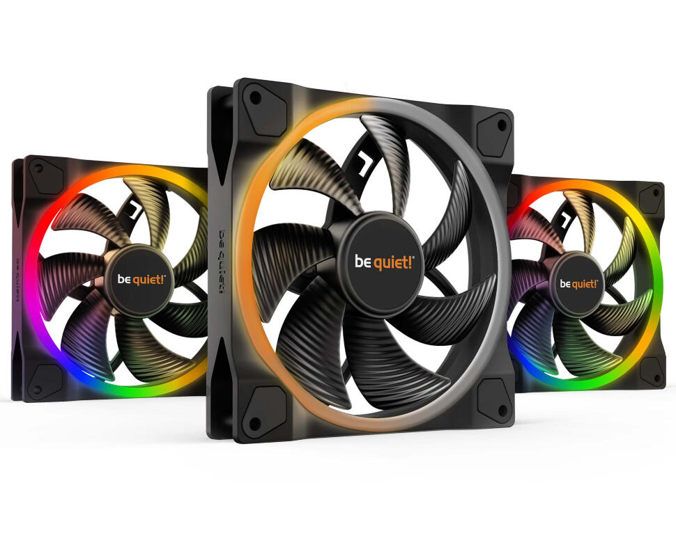 Комплект вентиляторов (3 шт.) be quiet! Light Wings 140mm PWM Triple-Pack / BL078