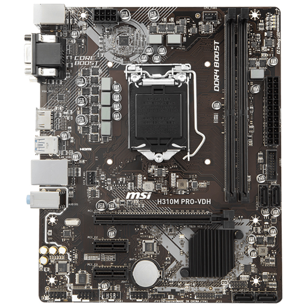 Материнская плата H310M PRO-VDH, Socket 1151, mATX