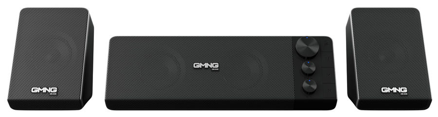 Колонки Oklick GMNG OK-450 2.1 черный, 15Вт BT портативные