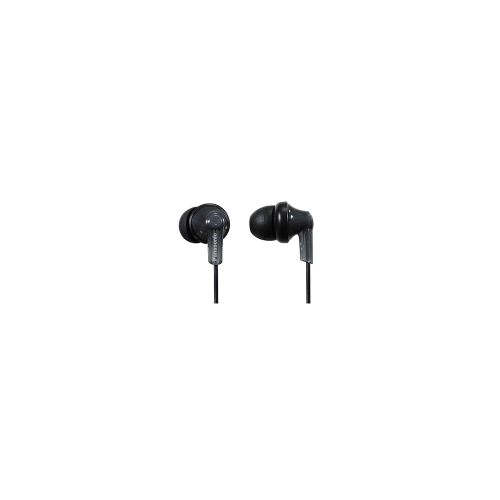 Наушники вкладыши Panasonic RP-HJE118GU 1.1м черный проводные в ушной раковине (RP-HJE118GUK)