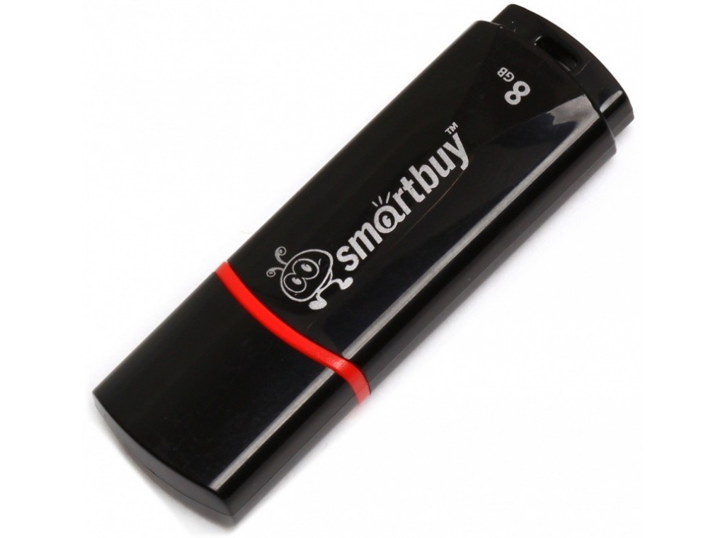 Флэш Диск Smartbuy USB Drive 8Gb Crown Black SB8GBCRW-K