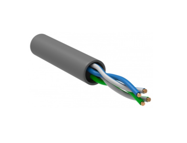 Кабель информационный ITK Generica BC1-C502-111-305-G кат.5 U/UTP не экранированный 2X2X24AWG PVC внутренний 305м серый