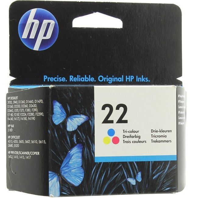 Картридж/ HP 22 Tri-colour Inkjet Print Cartridge