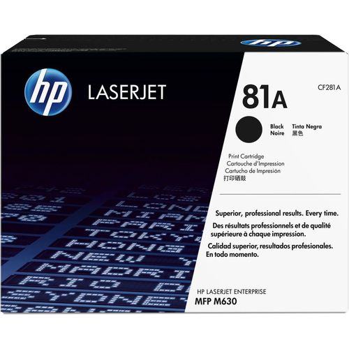 Картридж лазерный HP 81A CF281A черный (10500стр.) для HP LJ Pro M630dn/f/h/z