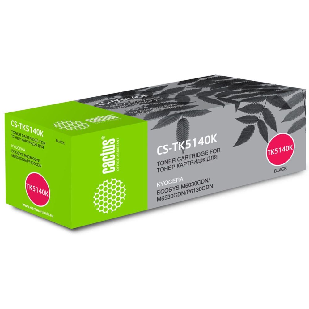 Картридж лазерный Cactus CS-TK5140K TK-5140K черный (7000стр.) для Kyocera Ecosys M6030cdn/M6530cdn/P6130cdn