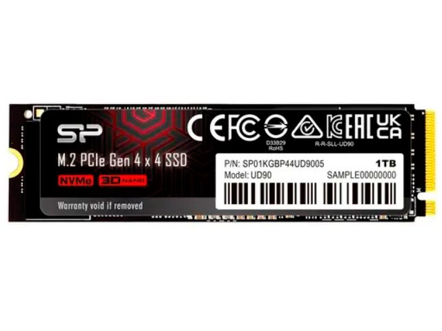 Накопитель SSD Silicon Power PCIe 4.0 x4 1TB SP01KGBP44UD9005 M-Series UD90 M.2 2280