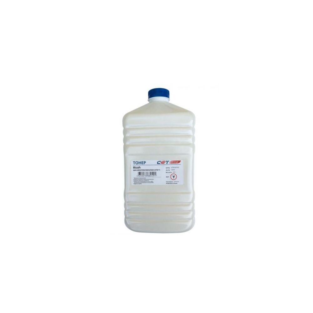Тонер Cet HT8-Y CET8524Y500 желтый бутылка 500гр. для принтера RICOH MPC2011/C2004/C2504/C3003/C307, IMC3000