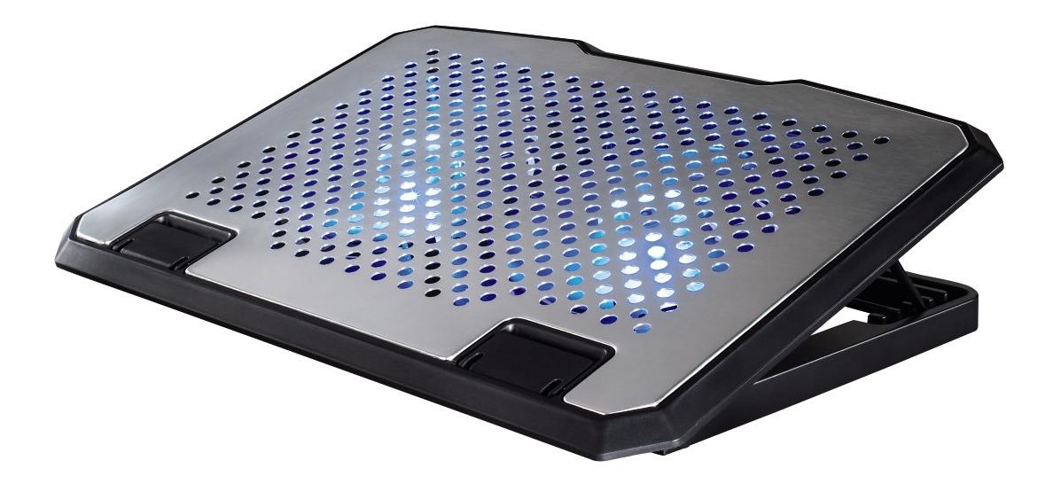 Подставка для ноутбука Hama H-53064 (00053064) 15.6"270x370x30мм 23дБ 2x 140ммFAN 698г алюминий/пластик серебристый