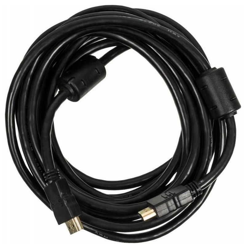 Кабель соединительный аудио-видео Ningbo HDMI-5M-MG HDMI (m)/HDMI (m) 5м. феррит.кольца позолоч.конт. черный (HDMI-5M-MG(VER1.4)BL)