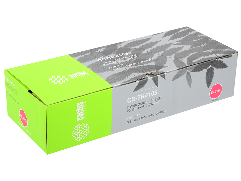 Картридж лазерный Cactus CS-TK4105 TK-4105 черный (15000стр.) для Kyocera Mita TASKalfa 1800/2200/1801/2201
